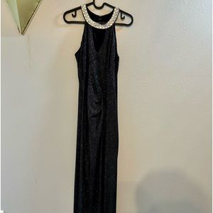 BLACK sparkly gown